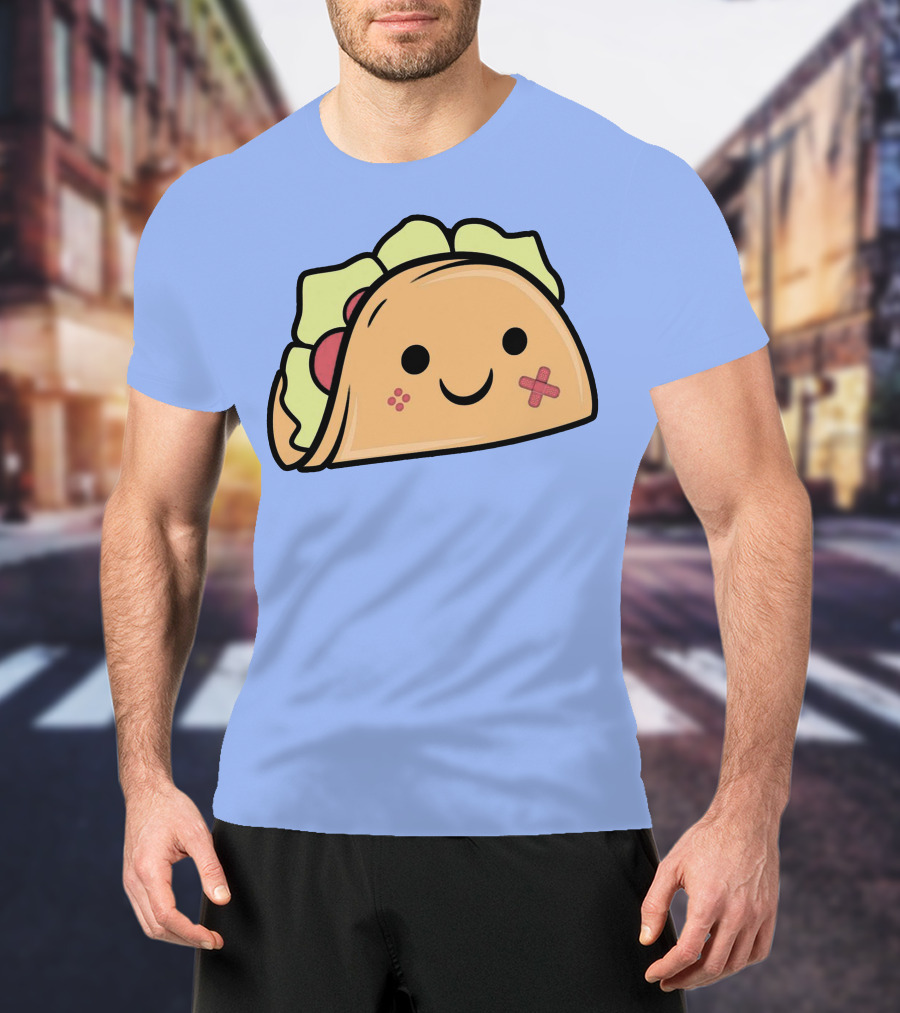 Kawaii Taco Cute Smiley Face Twent4tim Merch T-Shirt