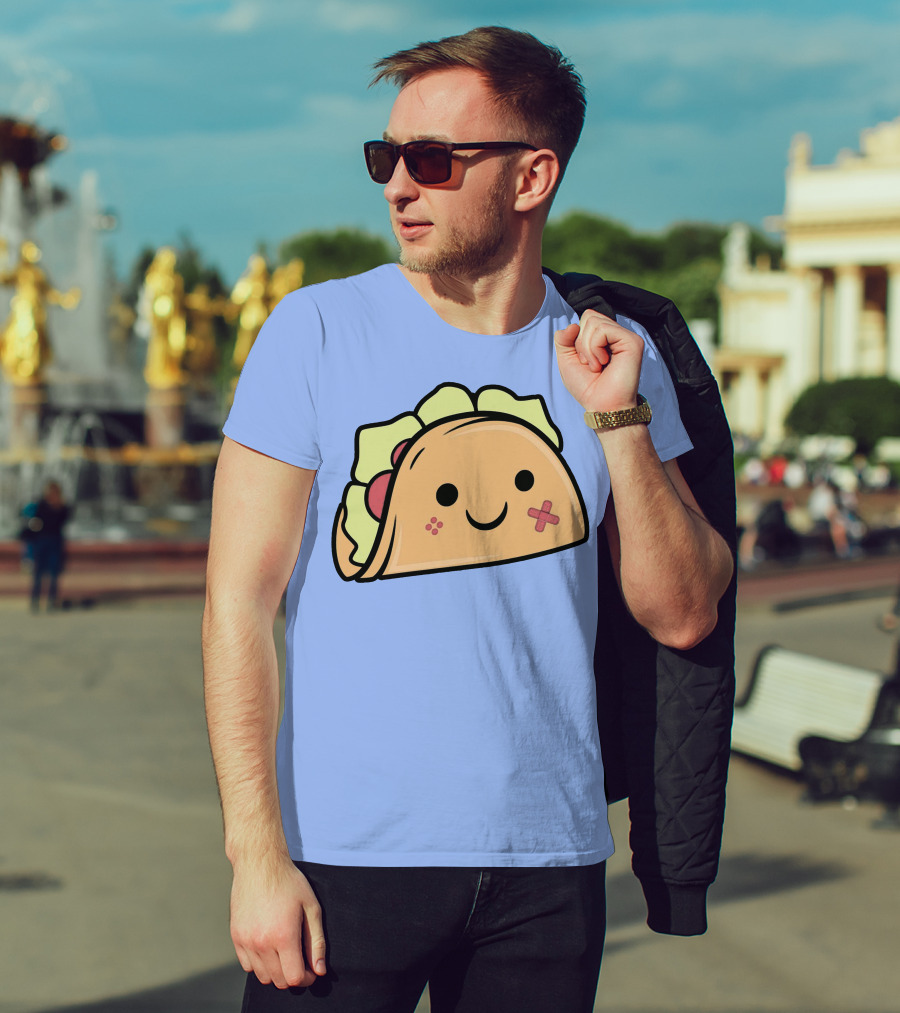 Kawaii Taco Cute Smiley Face Twent4tim Merch T-Shirt