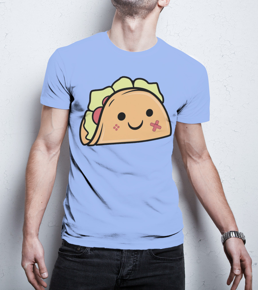 Kawaii Taco Cute Smiley Face Twent4tim Merch T-Shirt