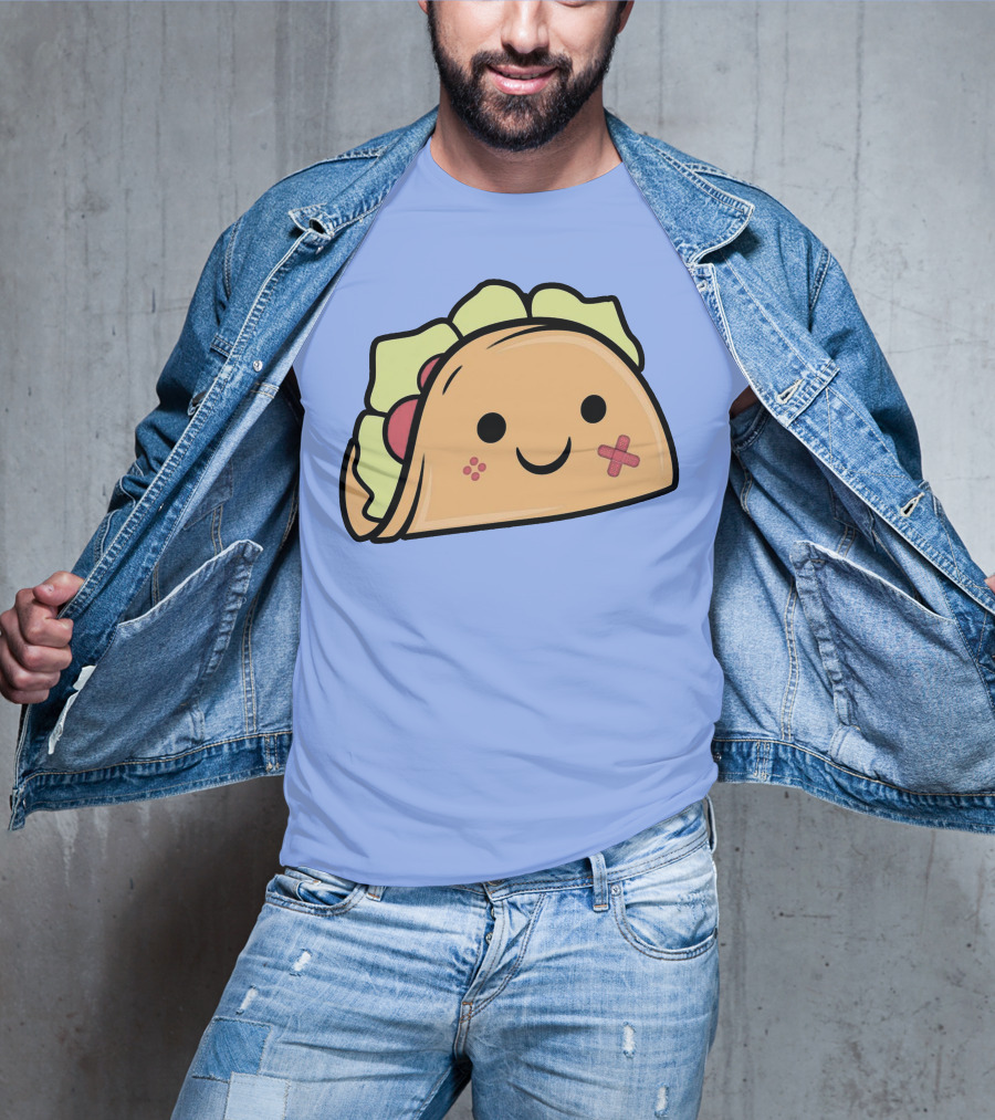 Kawaii Taco Cute Smiley Face Twent4tim Merch T-Shirt
