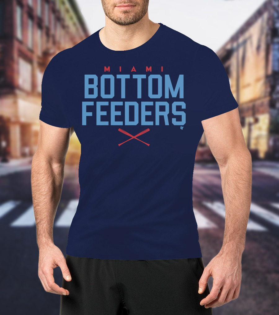 Miami Bottom Feeders Marlins Merch T-Shirt