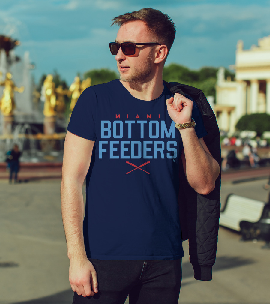 Miami Bottom Feeders Marlins Merch T-Shirt