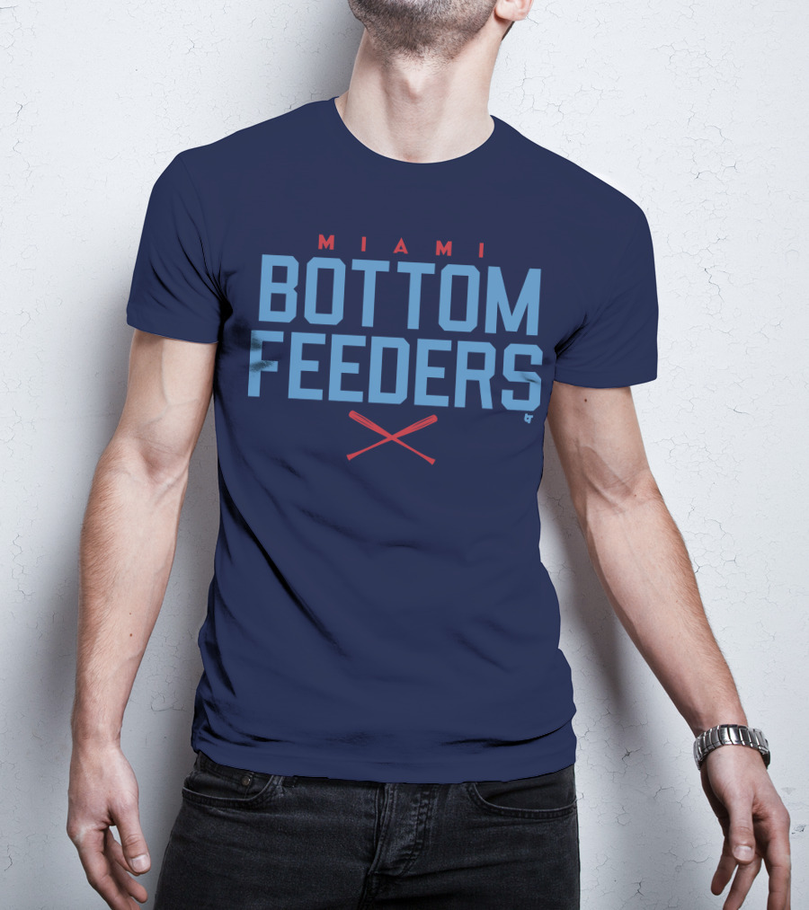 Miami Bottom Feeders Marlins Merch T-Shirt