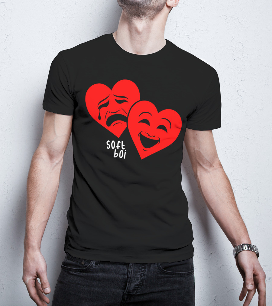 Soft Boi CrankGameplays Merch Heart Faces T-Shirt