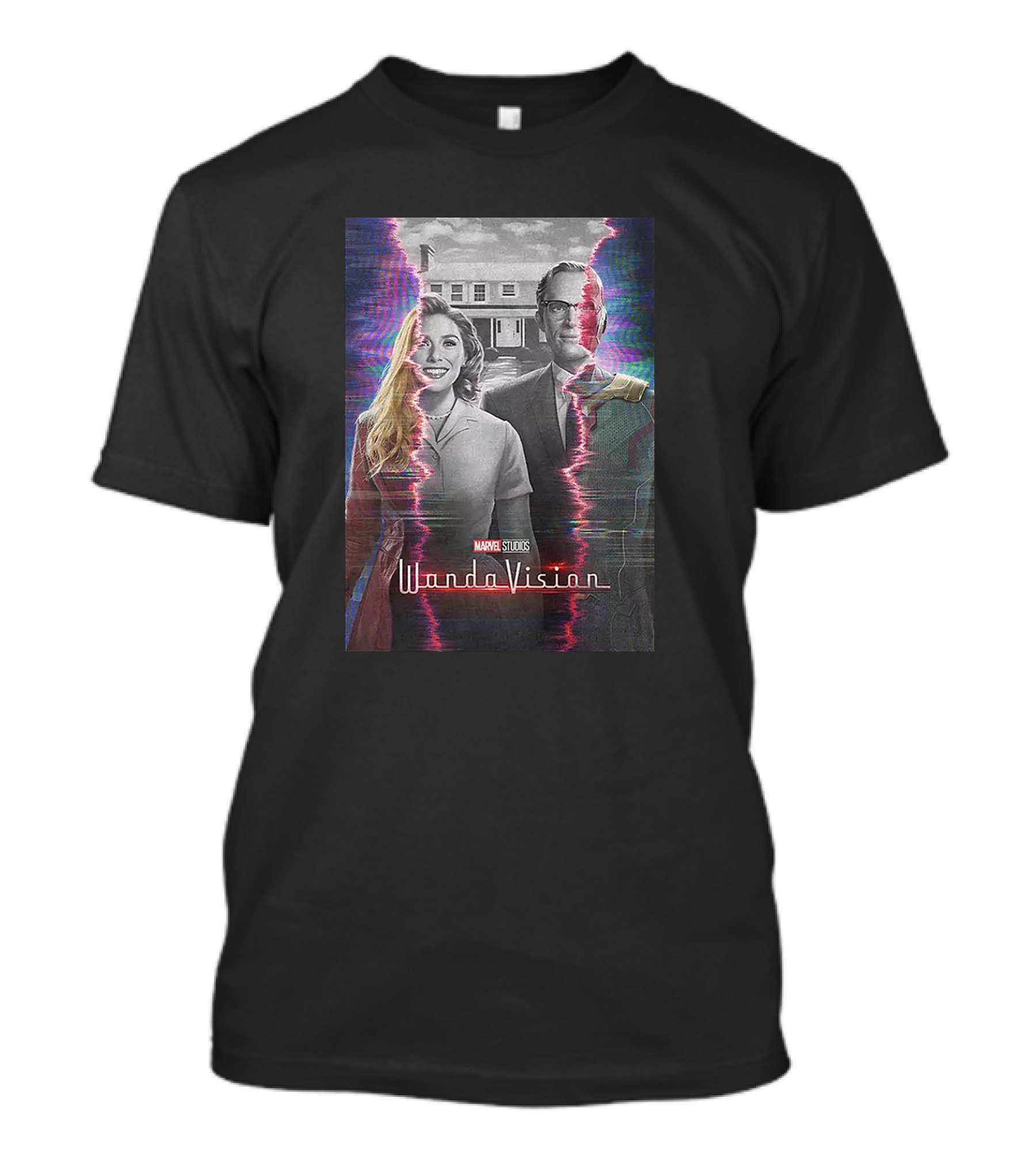 Marvel Studios WandaVision Retro TV Distortion T-Shirt
