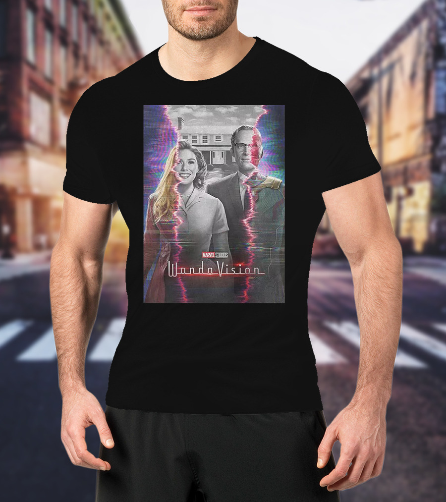 Marvel Studios WandaVision Retro TV Distortion T-Shirt