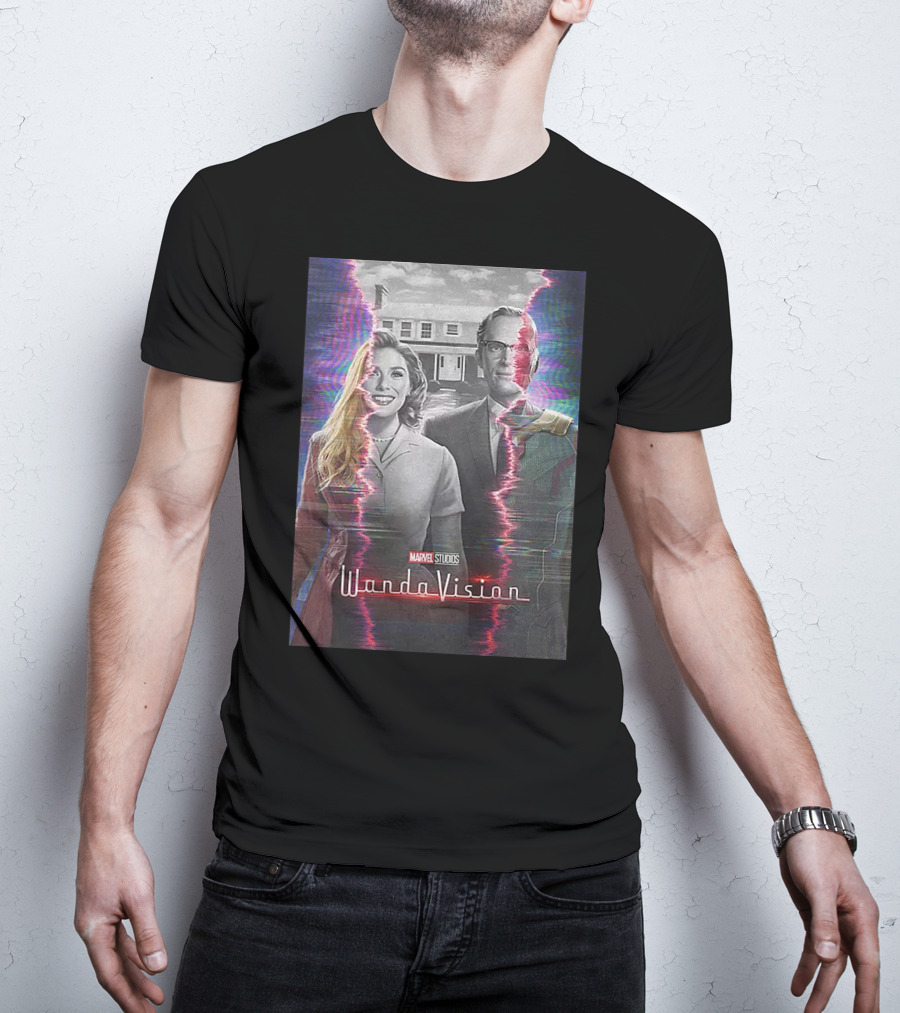 Marvel Studios WandaVision Retro TV Distortion T-Shirt