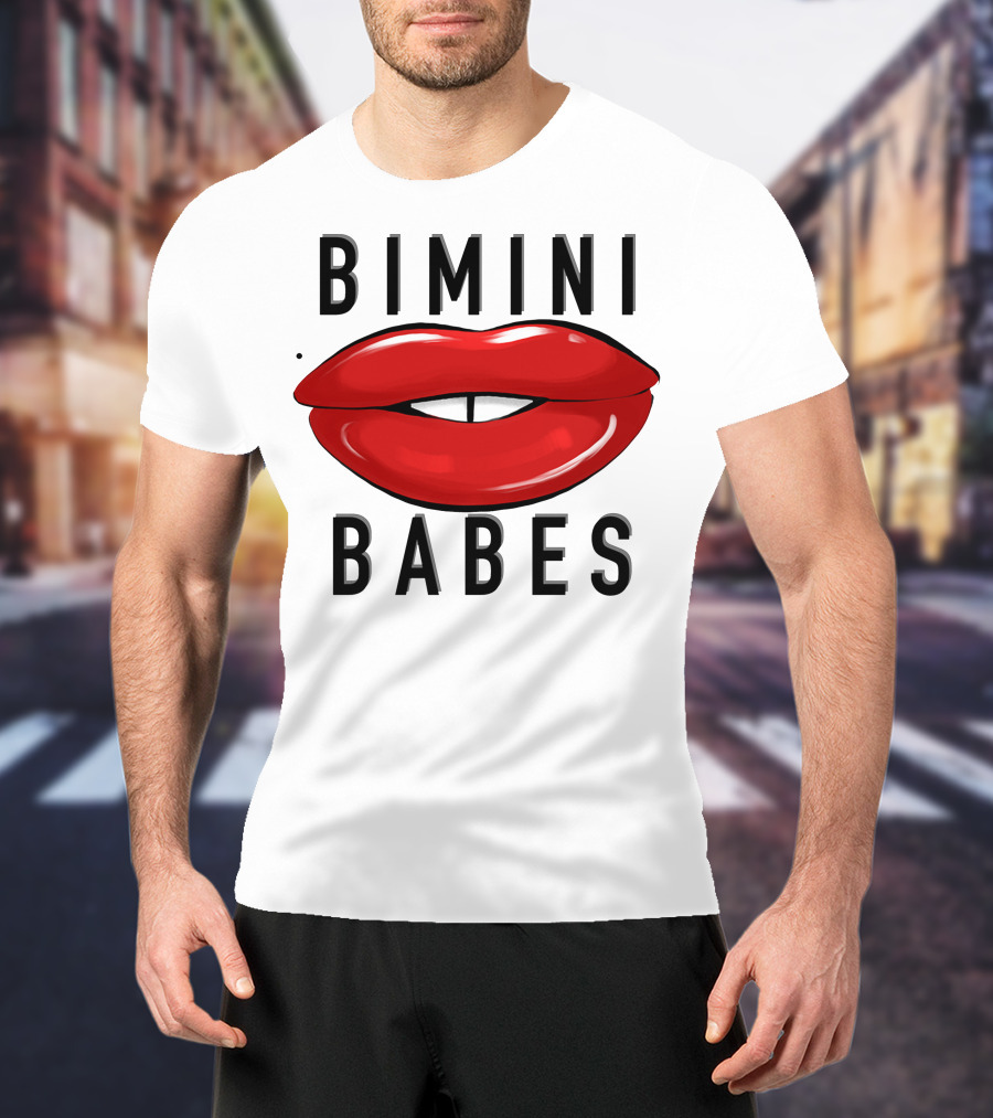 Bimini Babes Red Lips Bimini Bon Boulash Merch T-Shirt