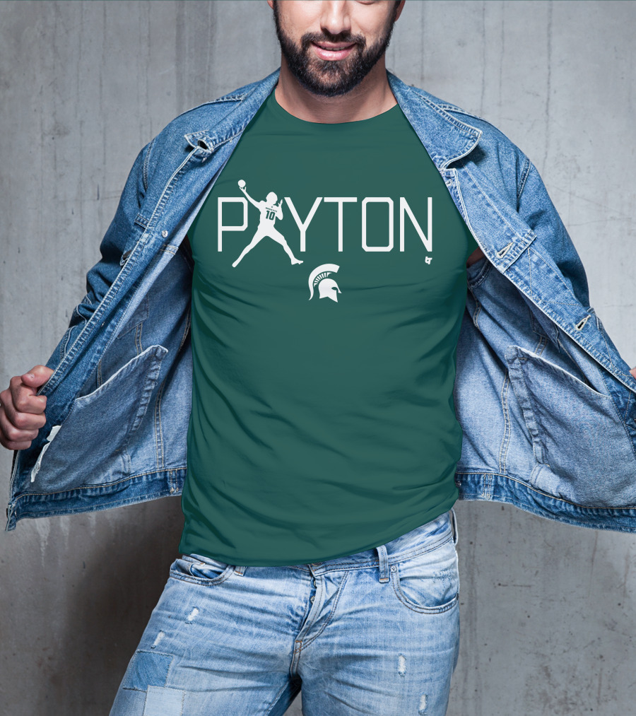 PAYTON 10 Spartan Football Quarterback T-Shirt