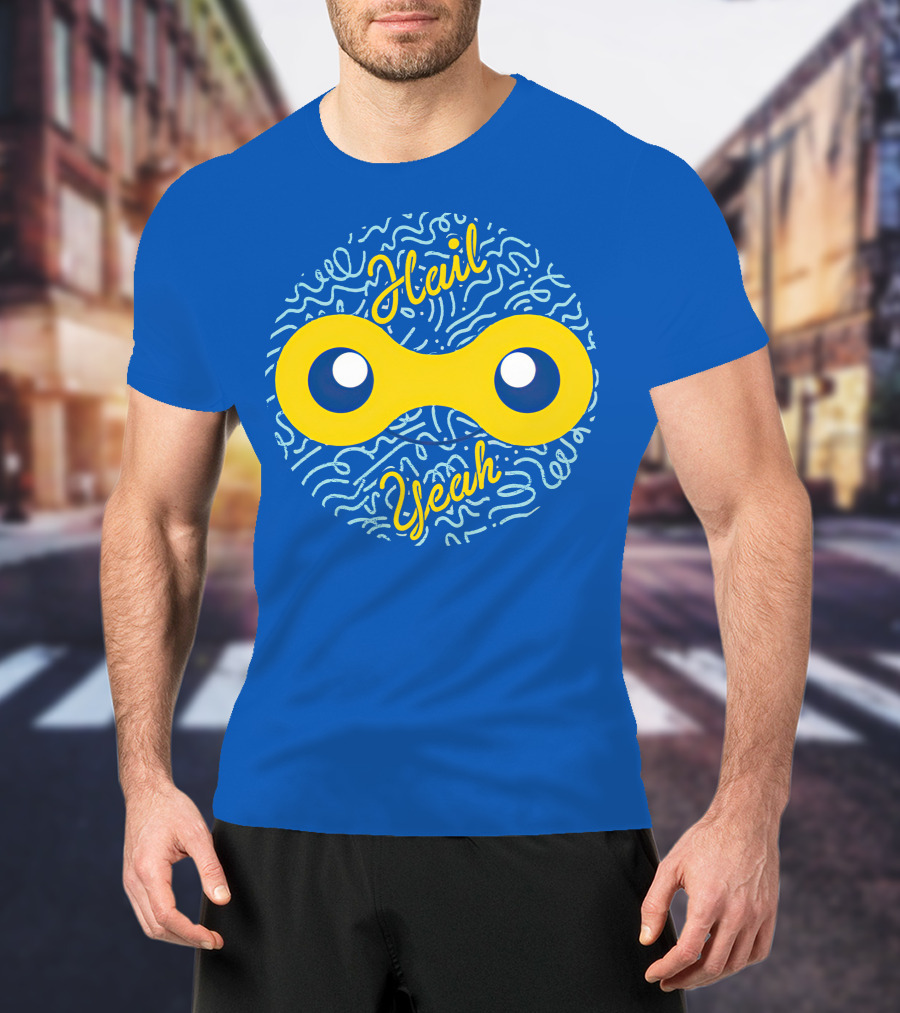 Mandjtv Hail Yeah Yellow Double Eye T-Shirt