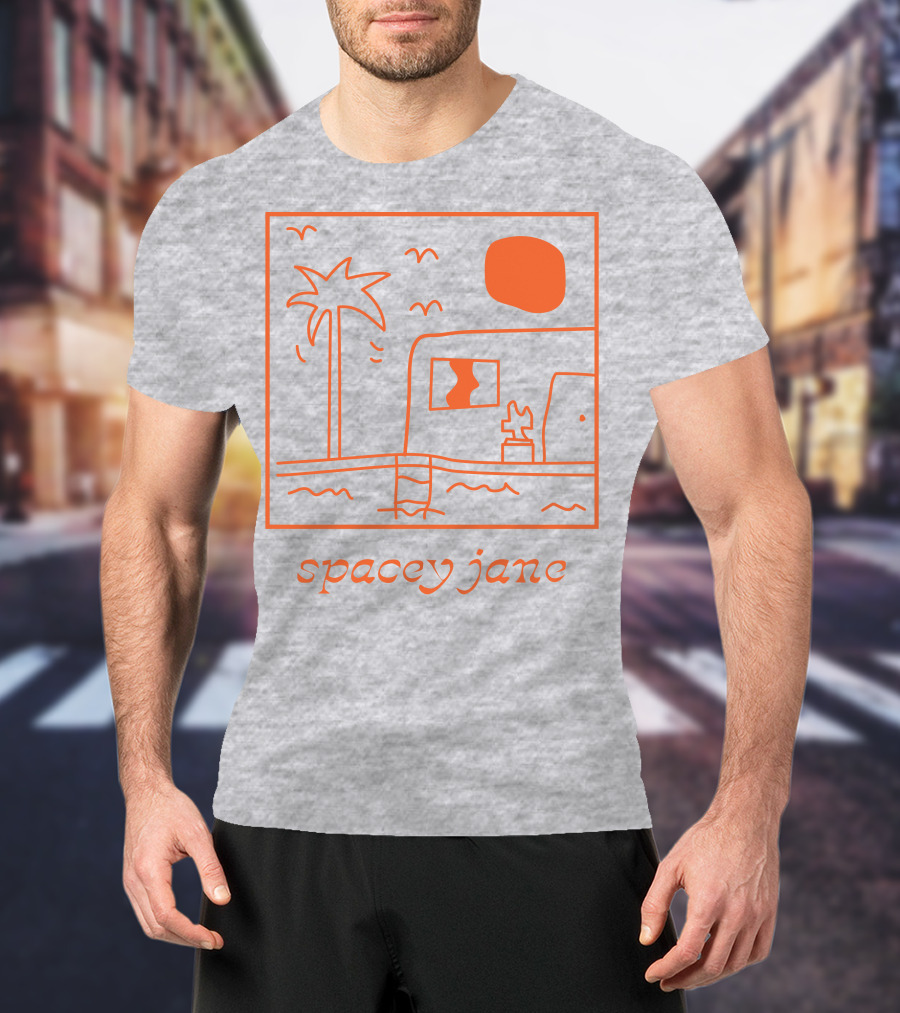 Spacey Jane Palm Tree And House T-Shirt