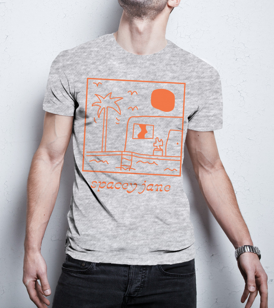 Spacey Jane Palm Tree And House T-Shirt