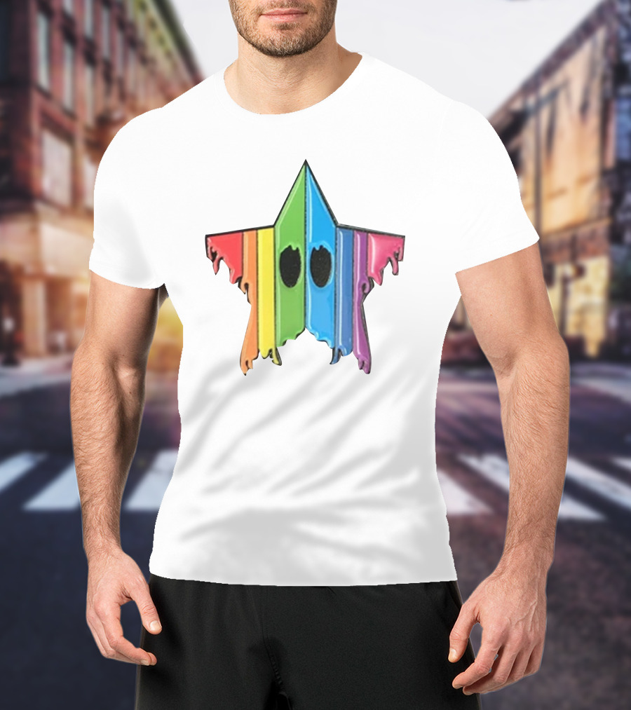 Dripping Rainbow Star Simpleflips Store T-Shirt