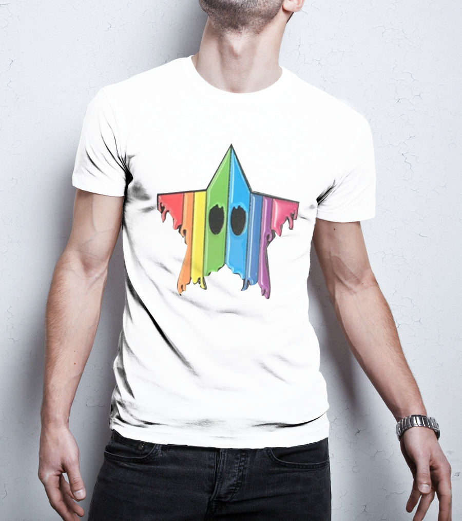 Dripping Rainbow Star Simpleflips Store T-Shirt