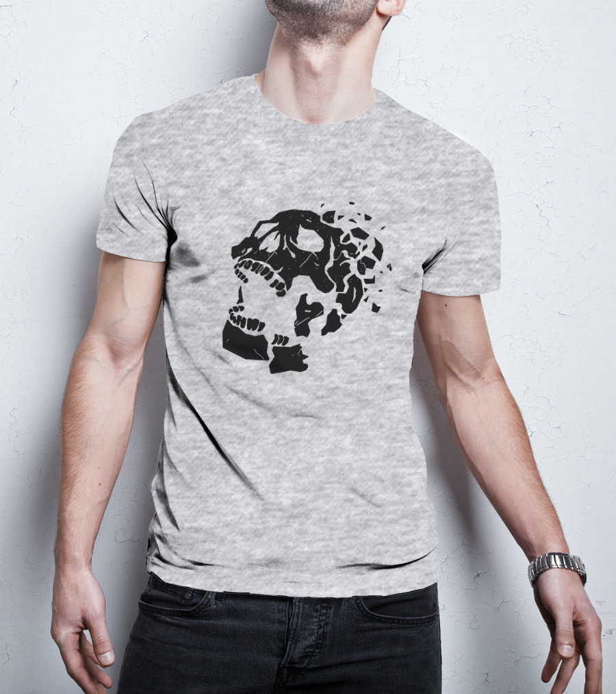 Dead By Daylight Skull Shattered Effect T-Shirt