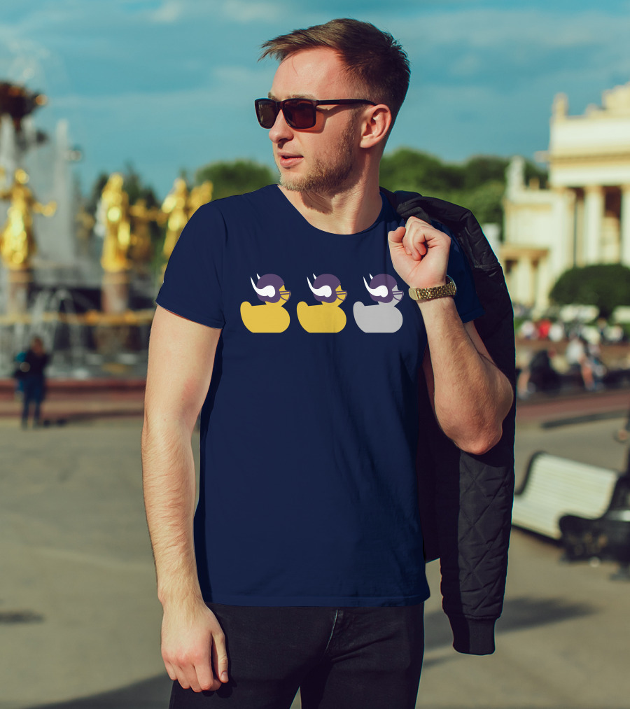 Duck Duck Grey Duck Vikings T-Shirt