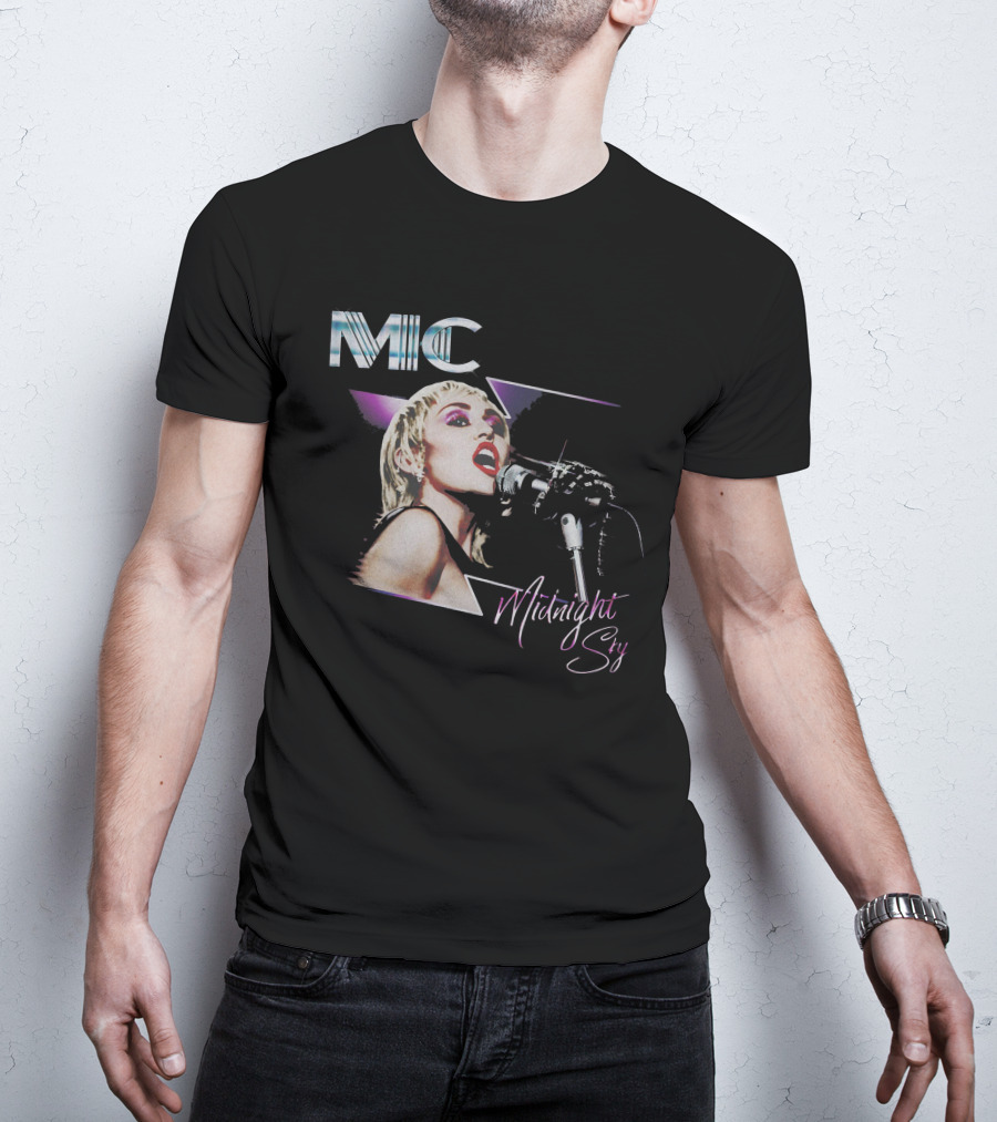MIC Midnight Sky Miley Cyrus Shop T-Shirt