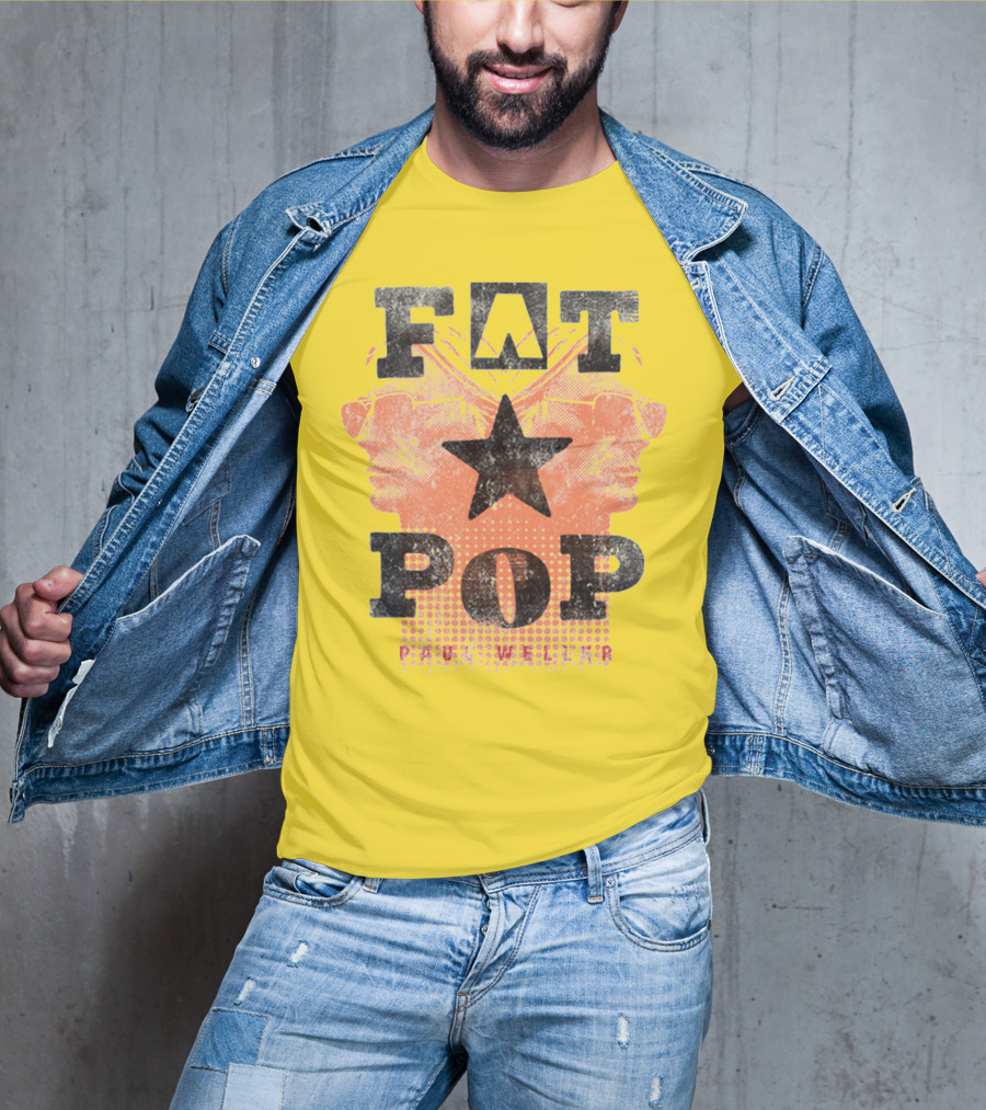 FAT POP Paul Weller Star T-Shirt