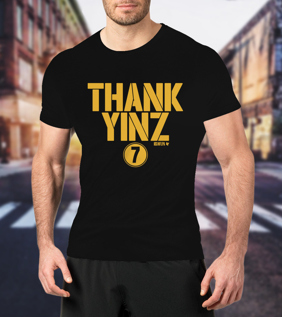 Ben Roethlisberger Thank Yinz 7 NFLPA T-Shirt