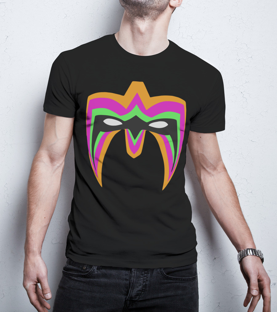 Ultimate Warrior Face Paint Iconic Neon Mask T-Shirt