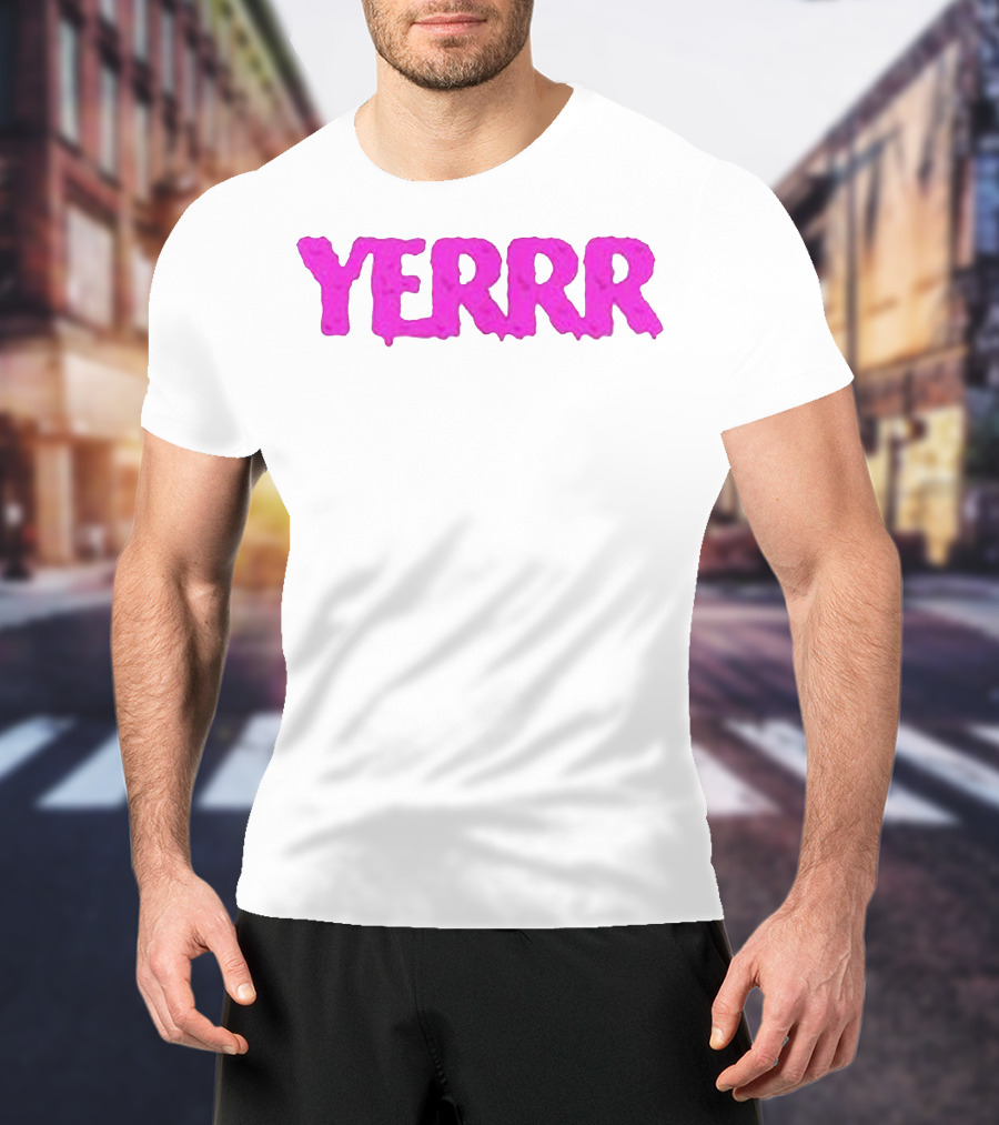 YERRR Gio And Eli Merch Text T-Shirt