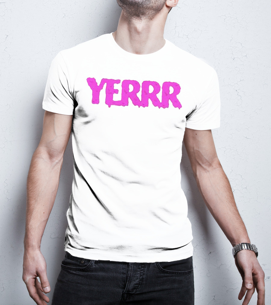 YERRR Gio And Eli Merch Text T-Shirt