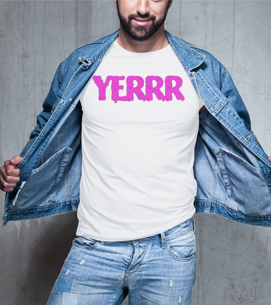 YERRR Gio And Eli Merch Text T-Shirt