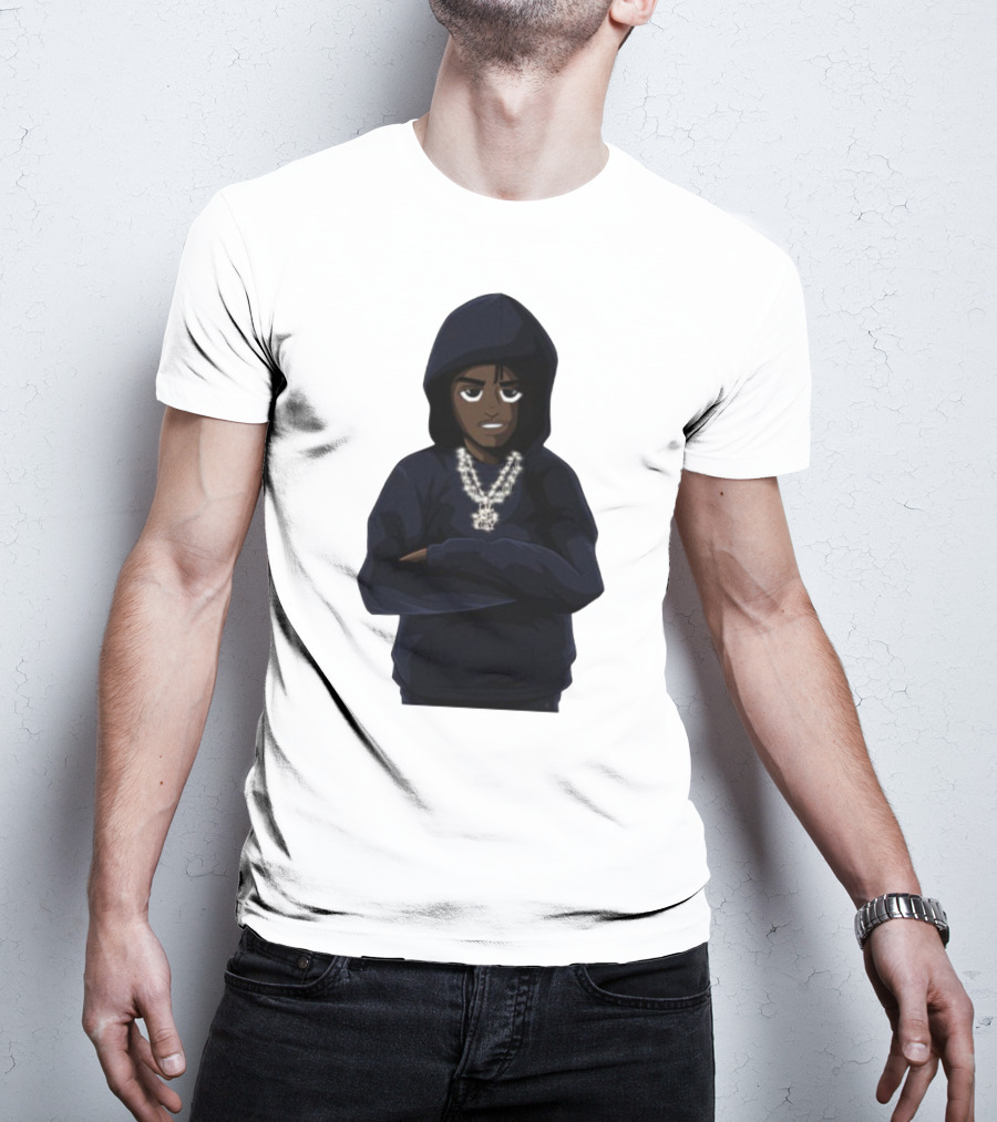 Lil Tjay Merch Hoodie Character With Chains T-Shirt