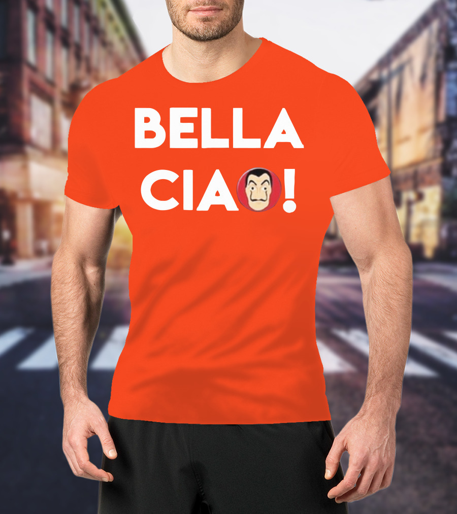 BELLA CIAO Money Heist Mask T-Shirt
