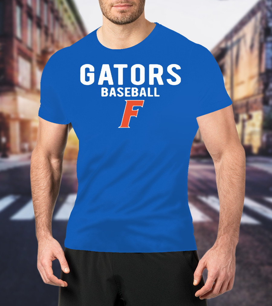 Florida Gators Baseball F Logo Blue T-Shirt