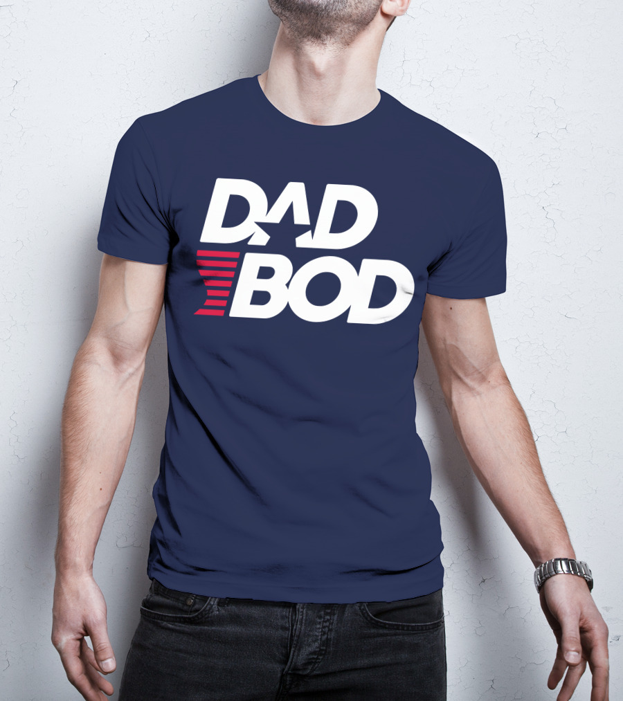 DAD BOD Star Stripes Patriotic T-Shirt