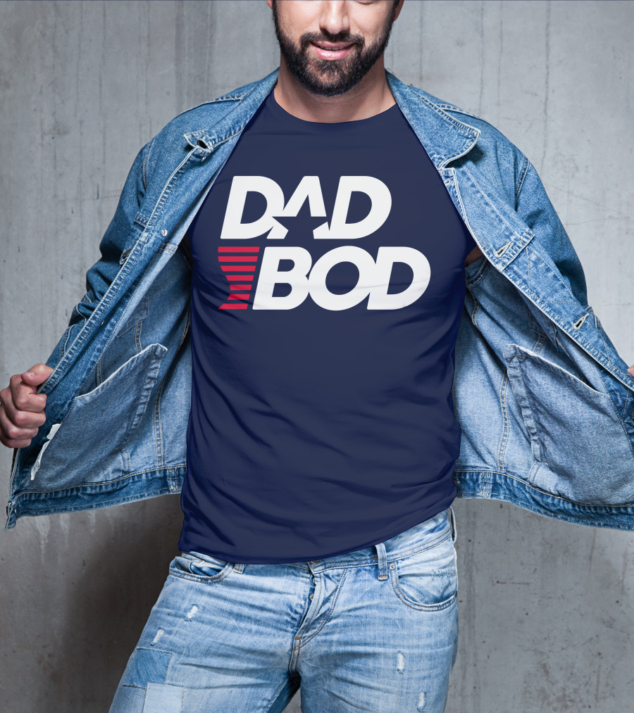 DAD BOD Star Stripes Patriotic T-Shirt