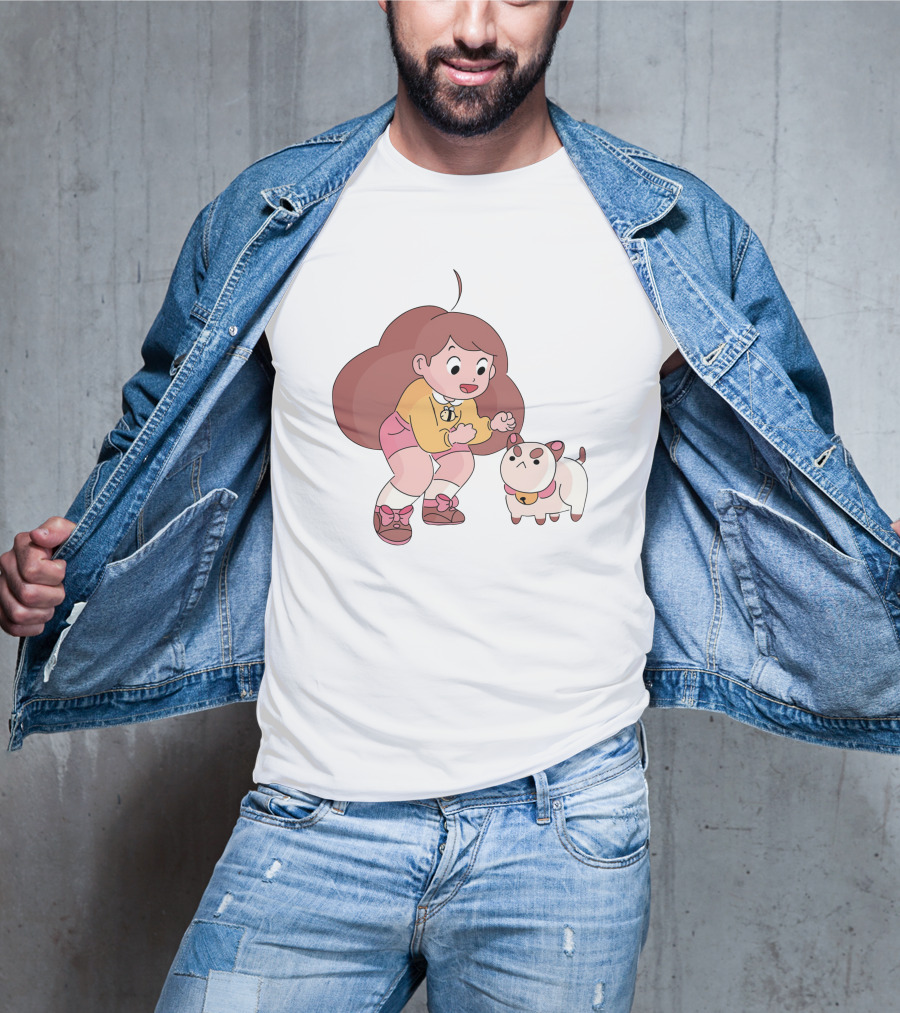 Bee And PuppyCat Cartoon Characters Playful Moment T-Shirt
