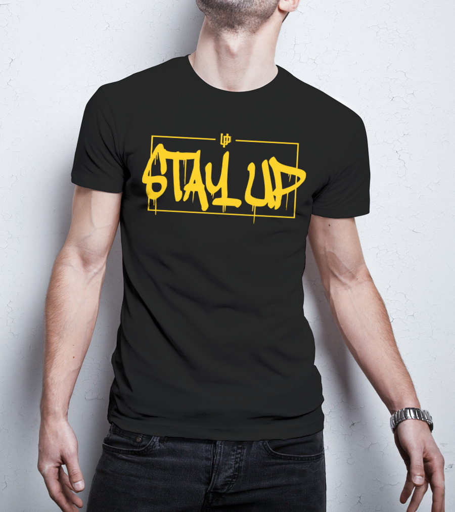 Stay Up Hopsin Merch Official Graffiti T-Shirt
