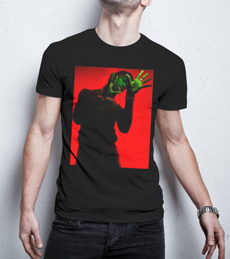 Don Toliver Red And Green Artistic Pose Merchandise T-Shirt