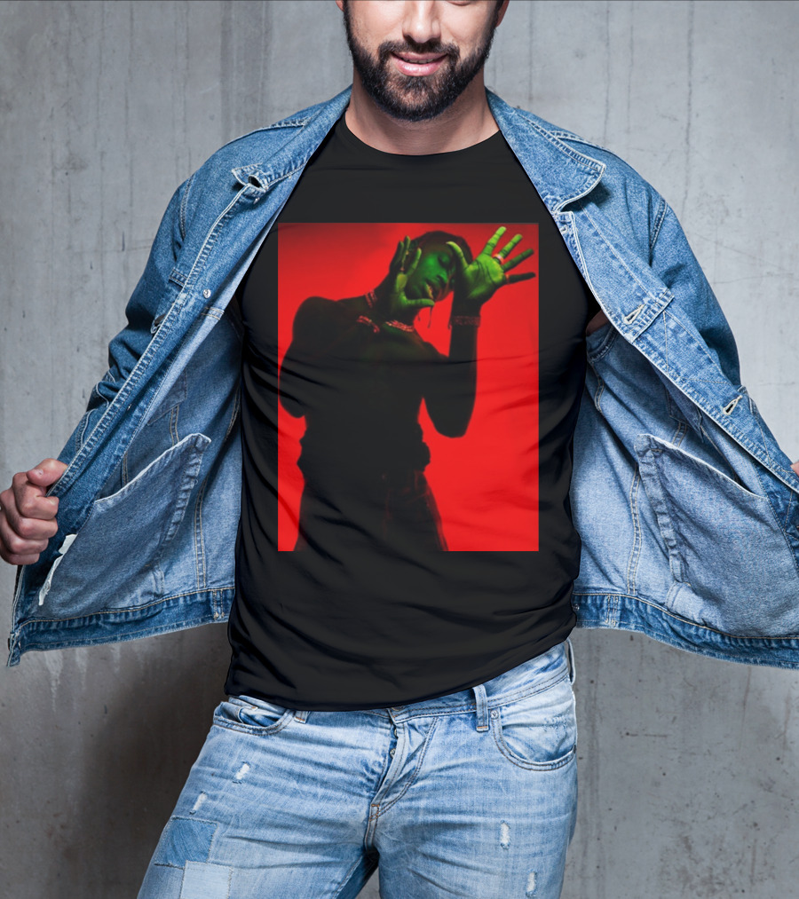 Don Toliver Red And Green Artistic Pose Merchandise T-Shirt