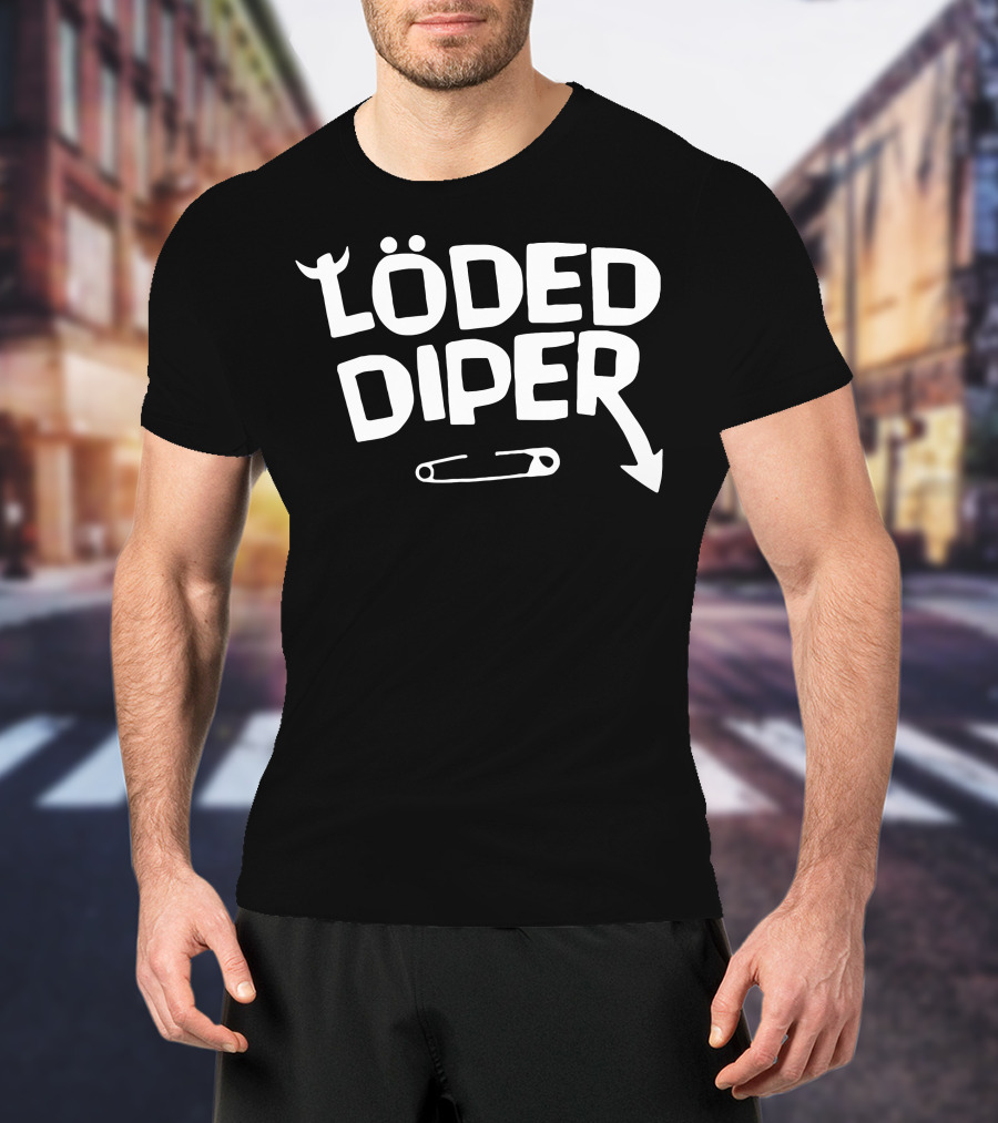 Löded Diper Diary Of A Wimpy Kid Band Safety Pin T-Shirt