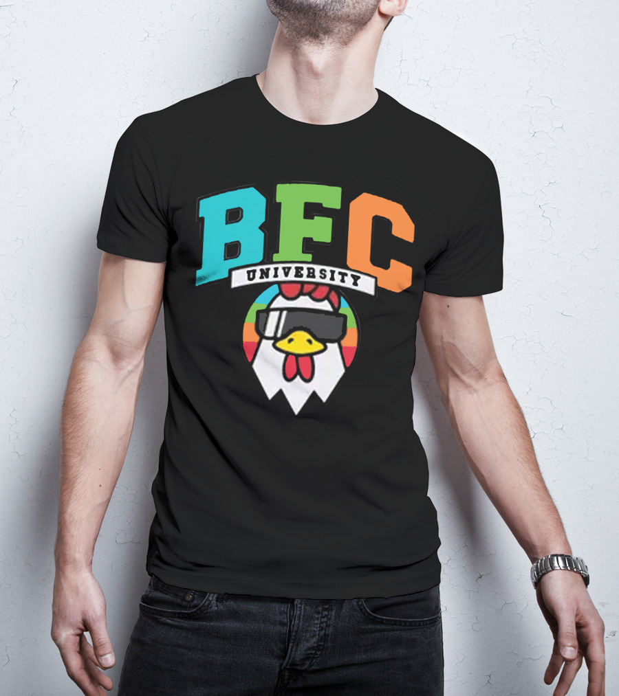 BFC University Chicken Headphones Kyr Sp33dy Merch T-Shirt