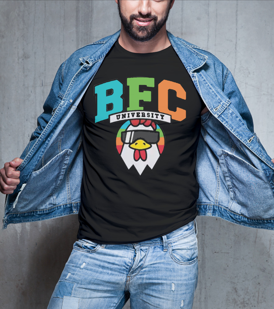 BFC University Chicken Headphones Kyr Sp33dy Merch T-Shirt