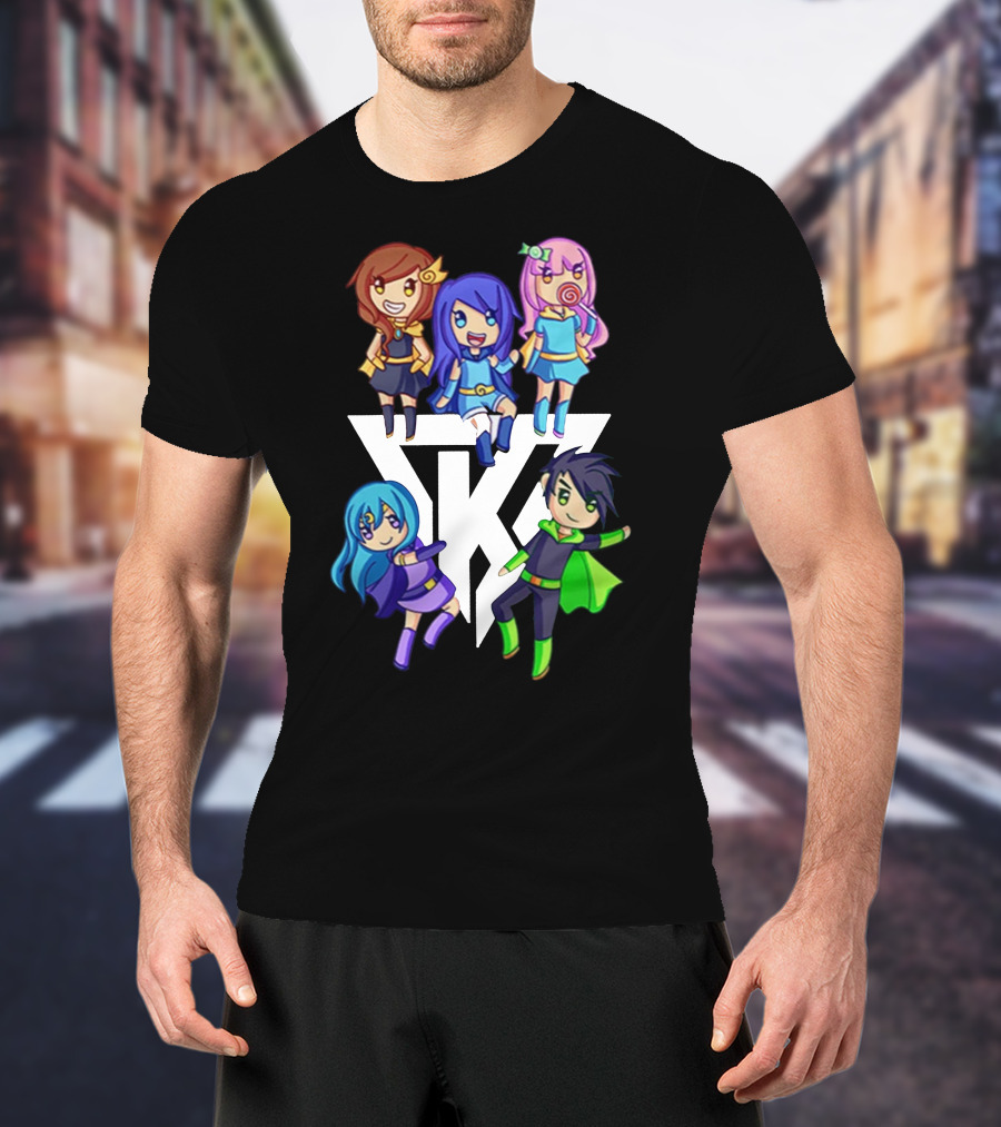 Itsfunneh Merch KREW Characters T-Shirt
