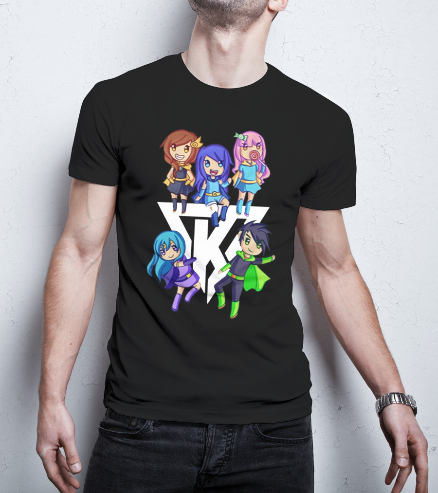 Itsfunneh Merch KREW Characters T-Shirt