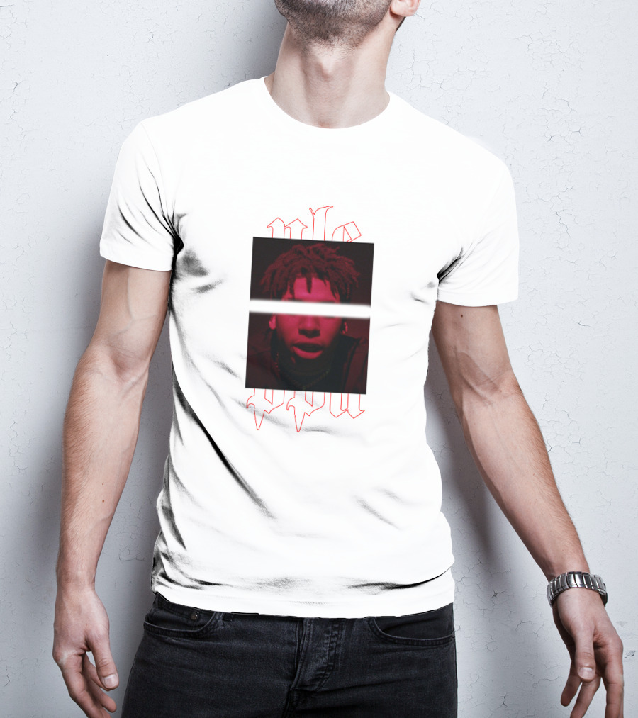 NLE Choppa Red Portrait Merch T-Shirt