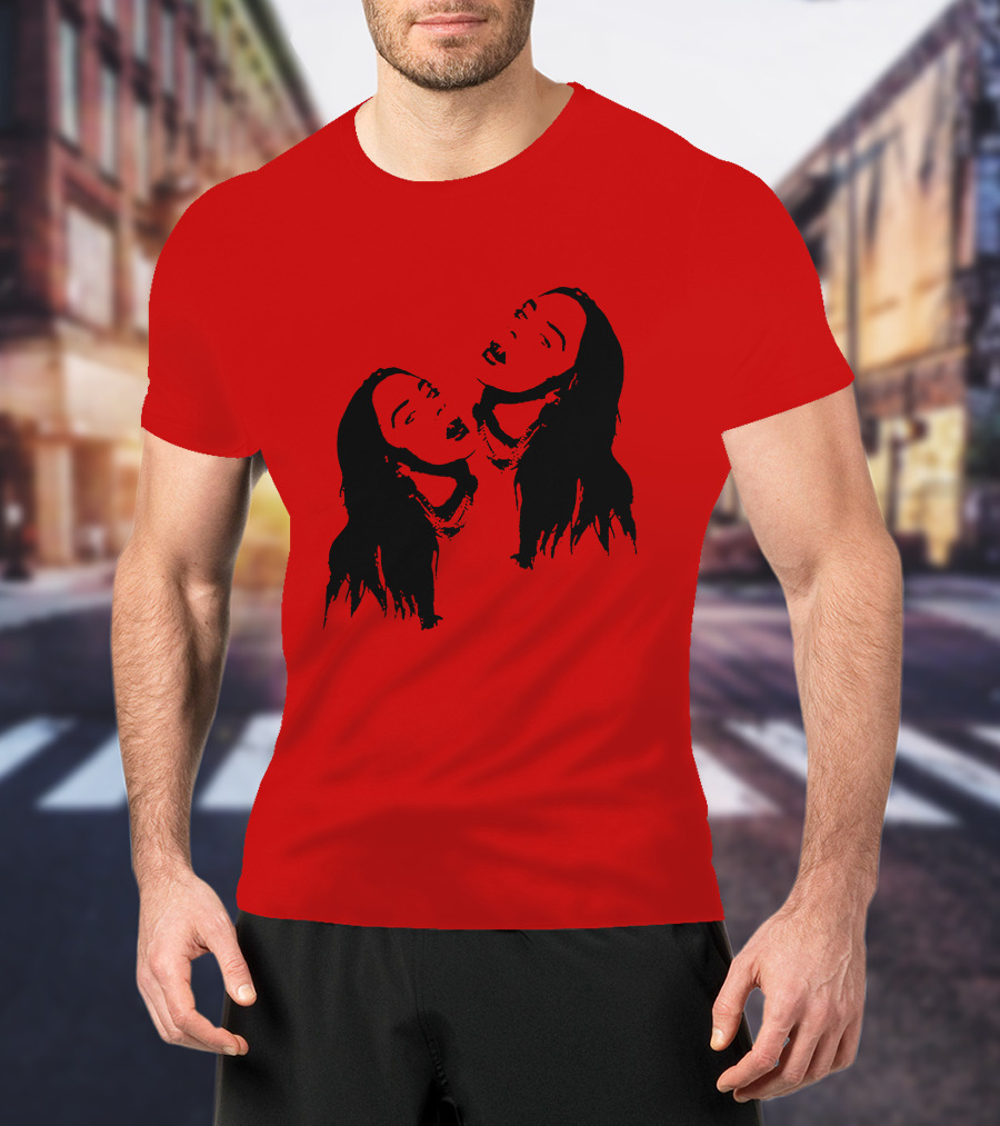 Billie Eilish Merch Stay Home Red Double T-Shirt