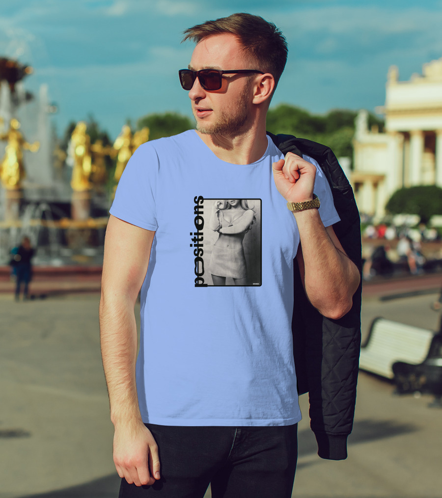 Positions Ariana Grande Black And White Photo Merch T-Shirt