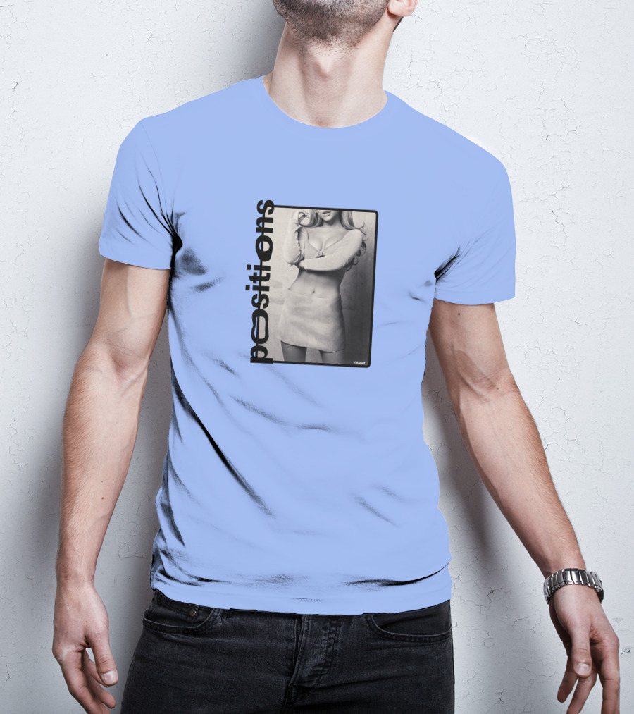 Positions Ariana Grande Black And White Photo Merch T-Shirt