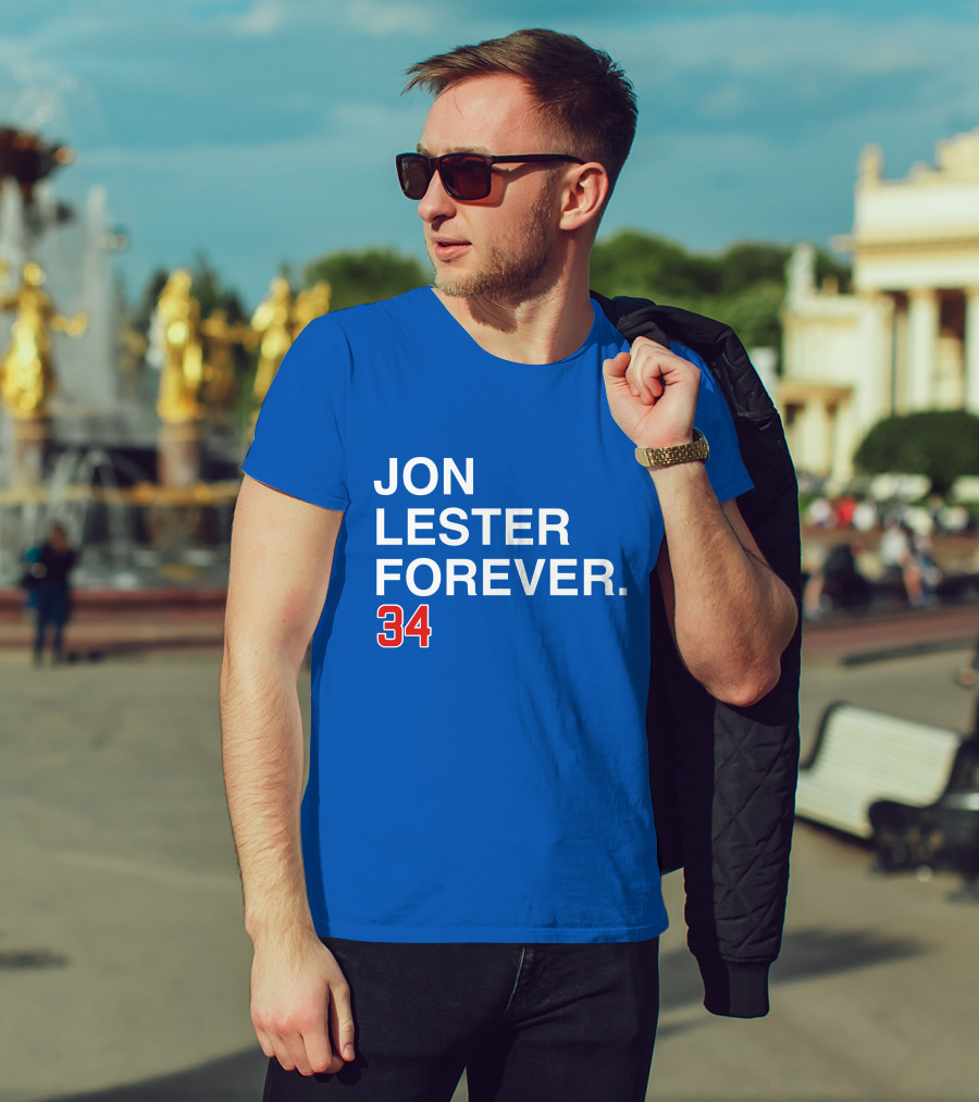 Jon Lester Forever 34 T-Shirt