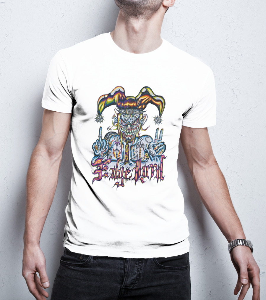 Dorian Electra X Beelzebaby Edgelord Joker Jester Gothic Tattoo T-Shirt