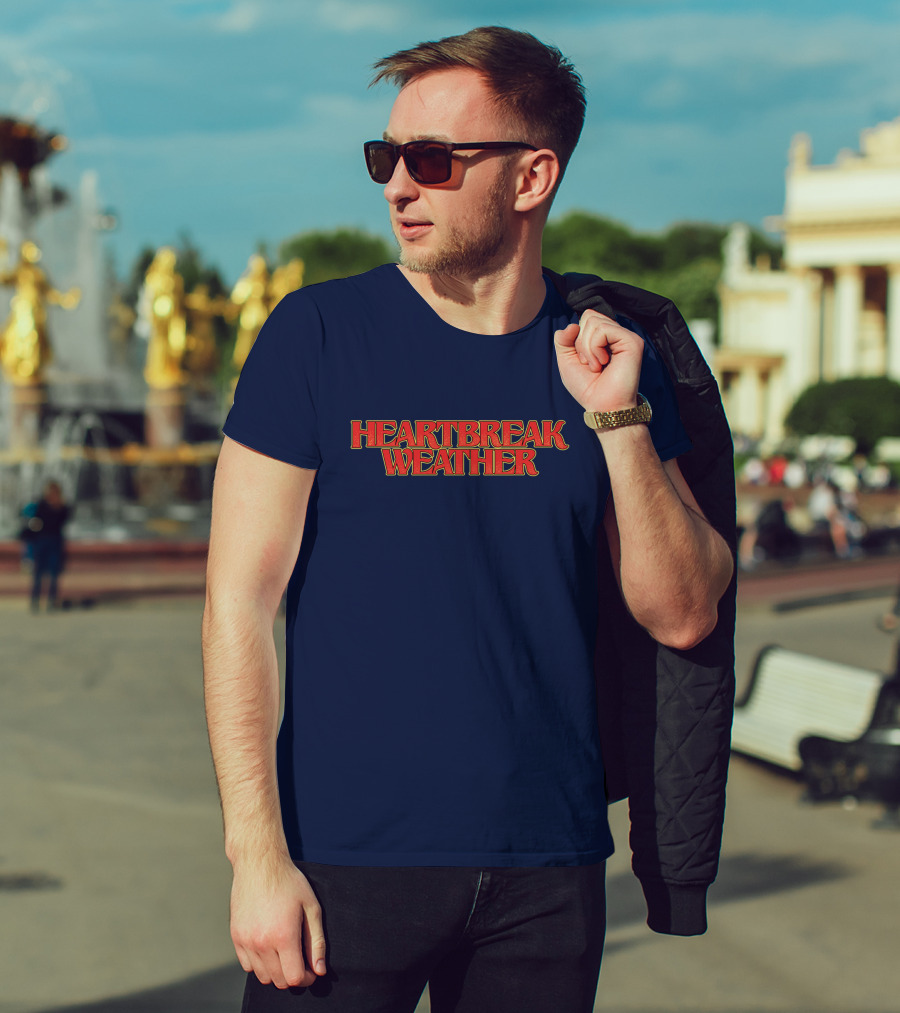 Heartbreak Weather Navy T-Shirt
