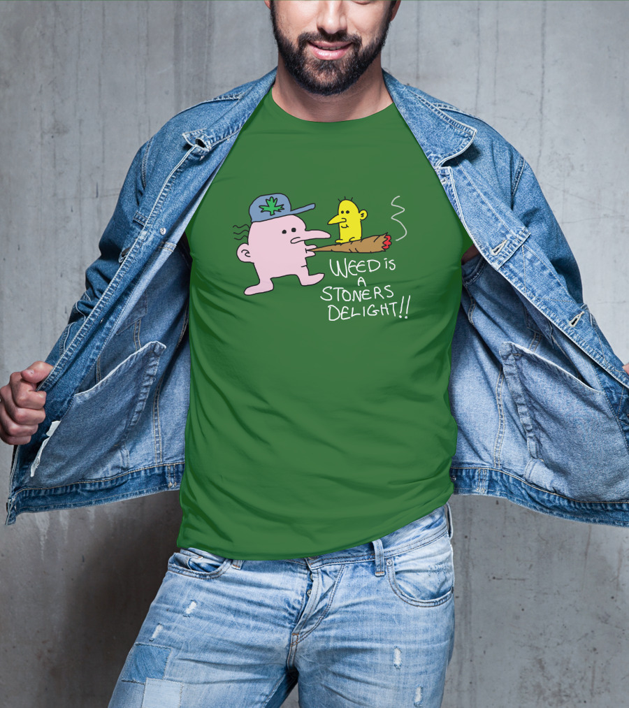 The Average Joey Weed Is A Stoners Delight Weed Is A Stoners Delight T-Shirt