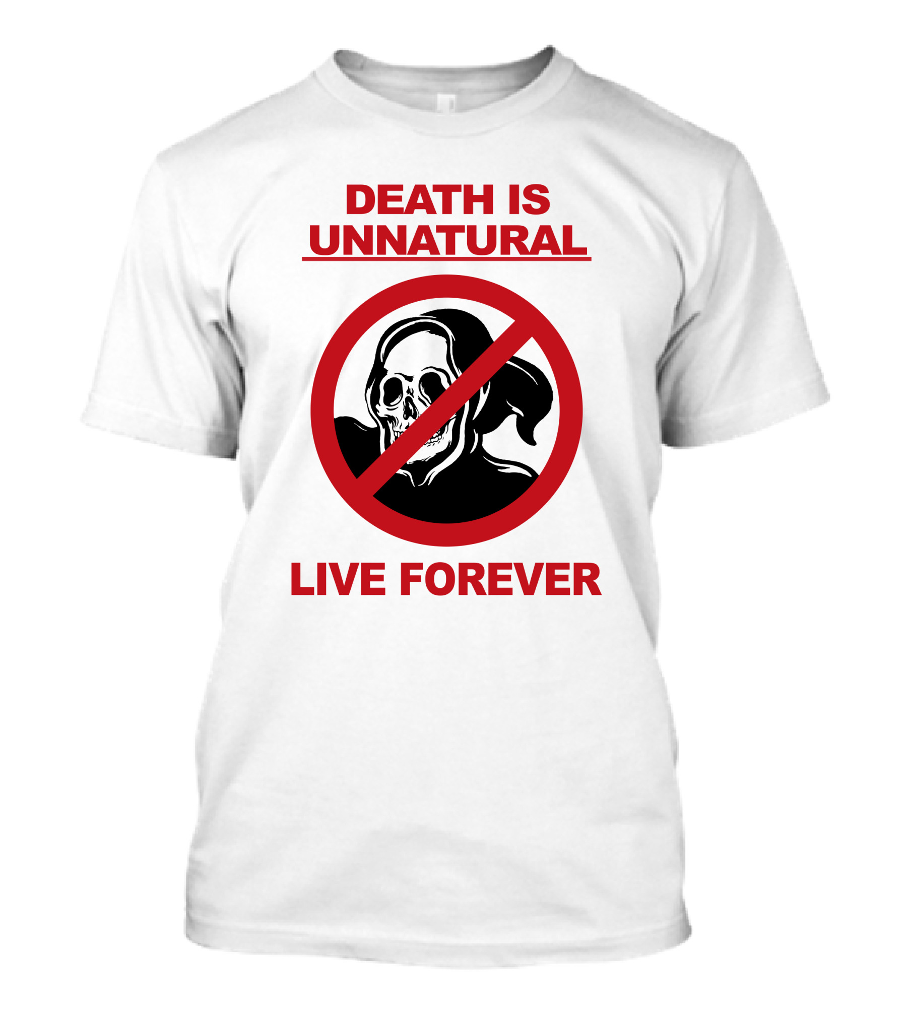 Death Is Unnatural Live Forever Jaik Olson Puppyteeth T-Shirt